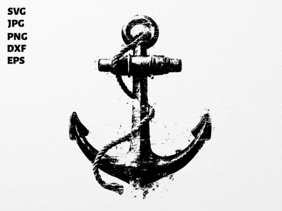 Download Distressed Anchor SVG for Cricut - Cricut Collection
