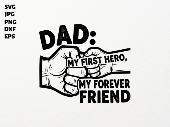 Download Dad My First Hero SVG for Cricut - Cricut Collection