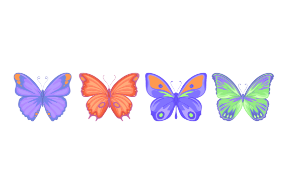 Download Set Art Butterfly Design - Set Collection