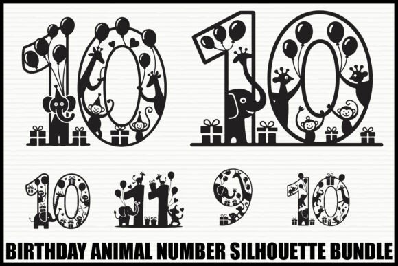 Download Birthday Animal Number Set - Set Collection