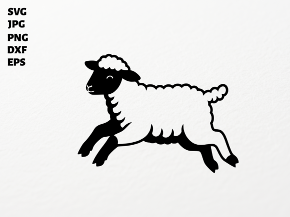 Download Leaping Lamb SVG for Cricut - Cricut Collection
