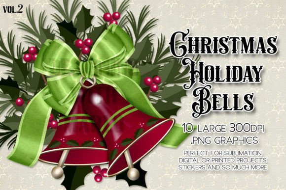 Download Christmas Bell Holiday Graphics Set 2 - Set Collection