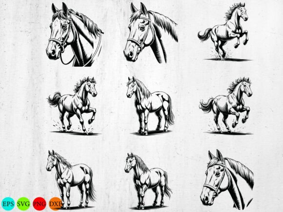 Download Horse Svg Bundle, Running Horse Svg,Wild - Running horse svg Collection