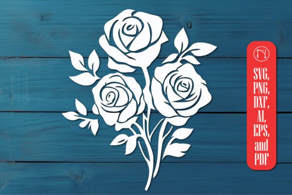 Download Cricut Rose Bouquet SVG Cut File - Cricut Collection