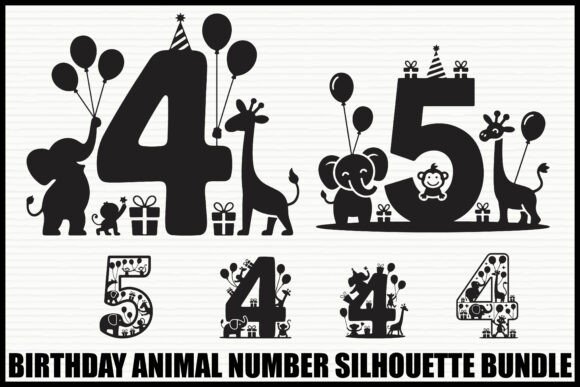 Download Birthday Animal Number Set - Set Collection