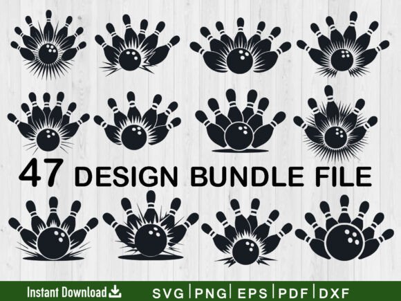Download Bowling SVG, Cricut, Silhouette Cameo - Cricut Collection