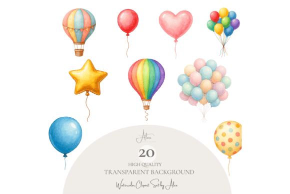Download Balloon Clipart Set - Set Collection