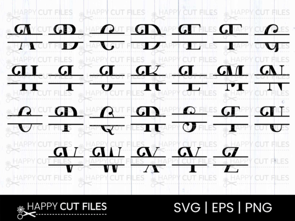 Download Split Svg Monogram Svg Files for Cricut - Cricut Collection