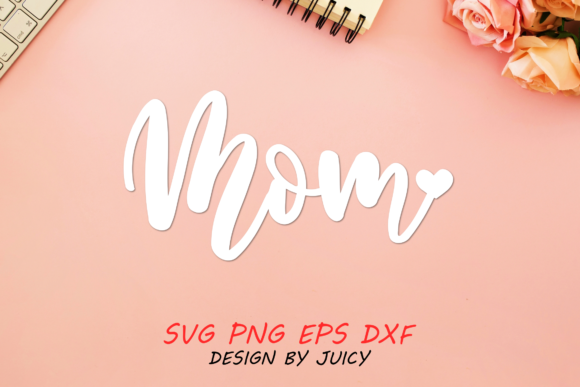 Download Mom with Heart Svg for Cricut - Cricut Collection