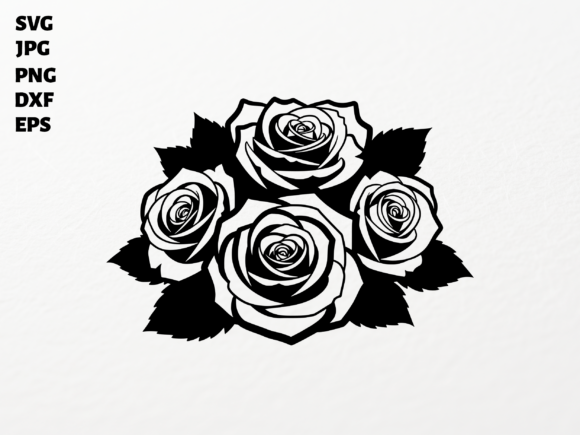 Download Rose Bouquet SVG for Cricut Sublimation - Cricut Collection