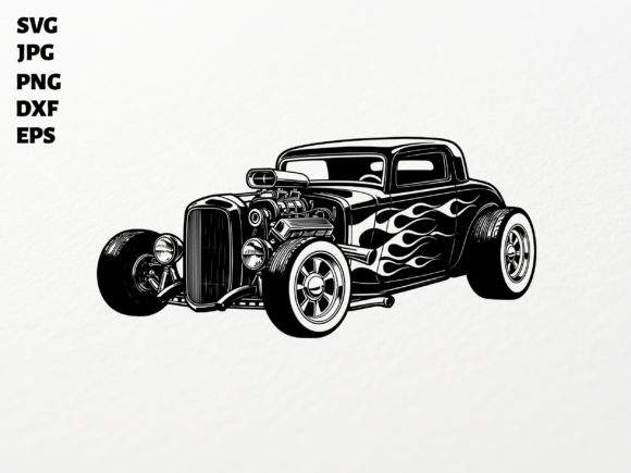 Download Hot Rod SVG for Cricut Sublimation PNG - Cricut Collection