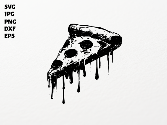 Download Dripping Pizza Slice SVG for Cricut - Cricut Collection