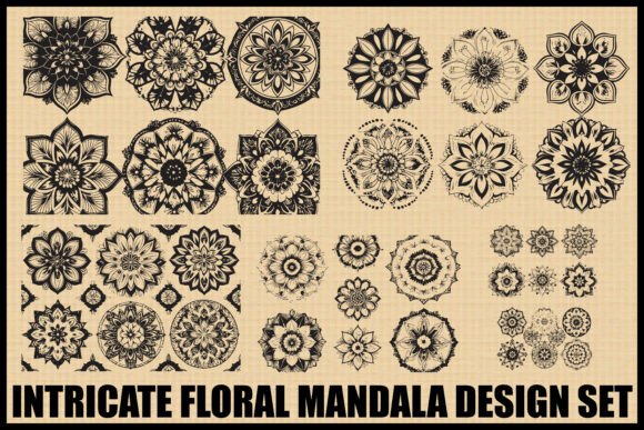 Download Boho Floral Mandala Bundle Set - Set Collection