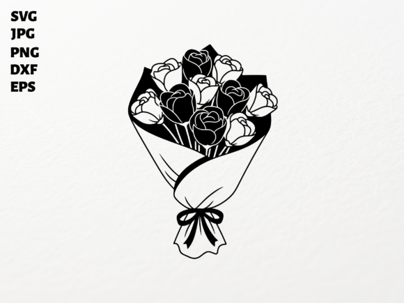 Download Rose Bouquet SVG for Cricut Sublimation - Cricut Collection