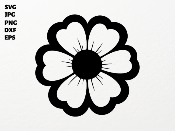 Download Simple Petal Flower SVG for Cricut - Cricut Collection